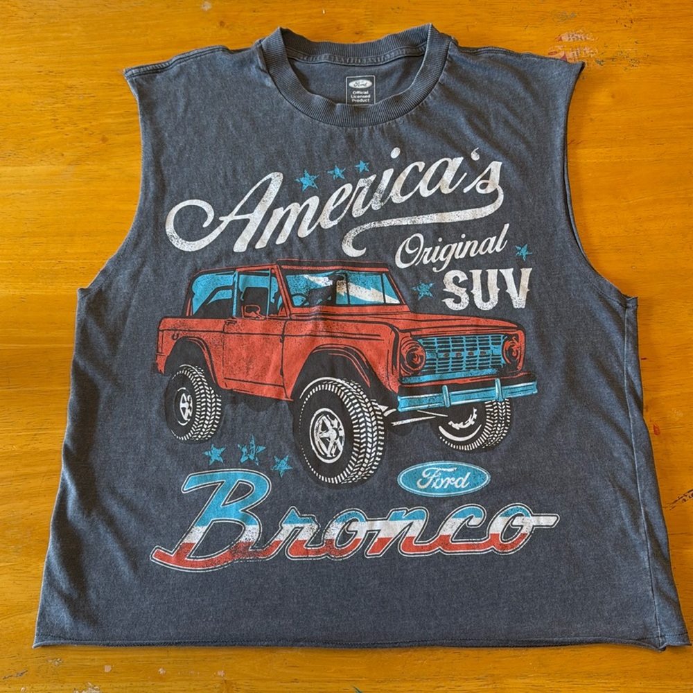 Ford Bronco women’s tank top. Size Medium